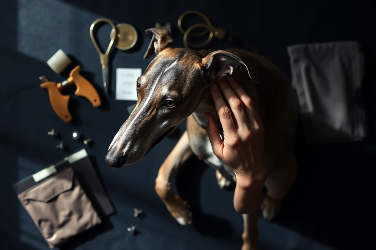 senior greyhound losing weight — Senior Greyhound Losing Weight (the finished result)