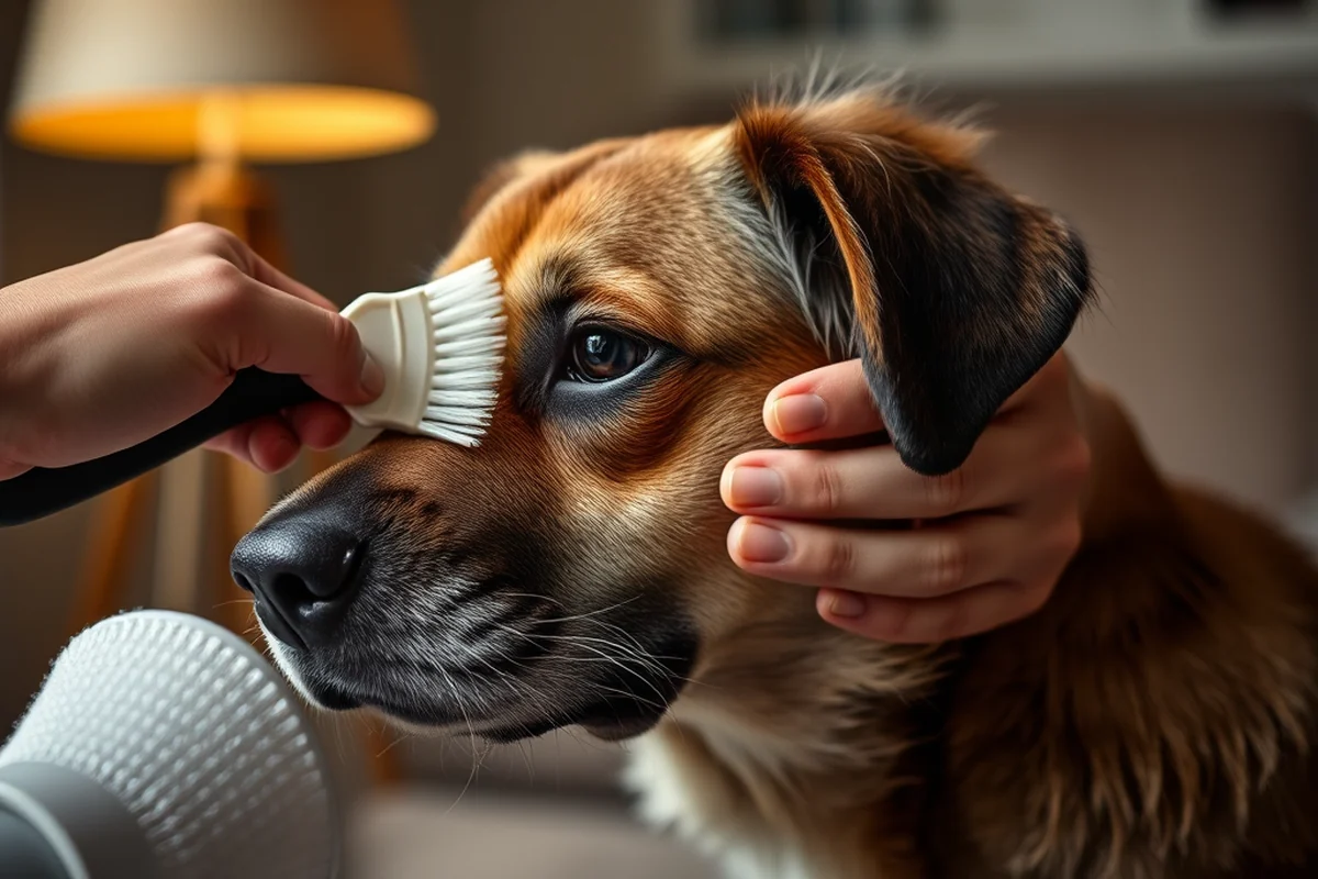 dog losing hair around eyes and snout — Dog Losing Hair Around Eyes And Snout (step by step)