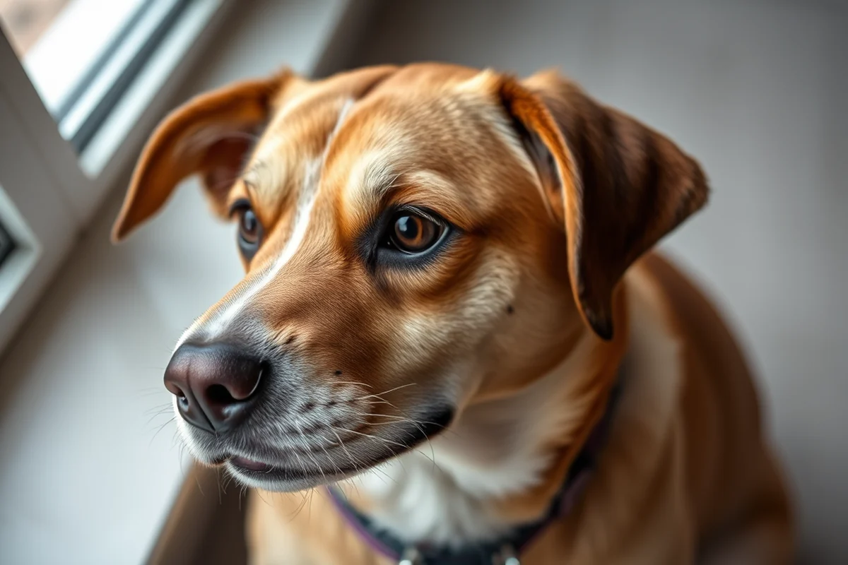 dog losing hair on nose and around eyes — Dog Losing Hair On Nose And Around Eyes (the finished result)