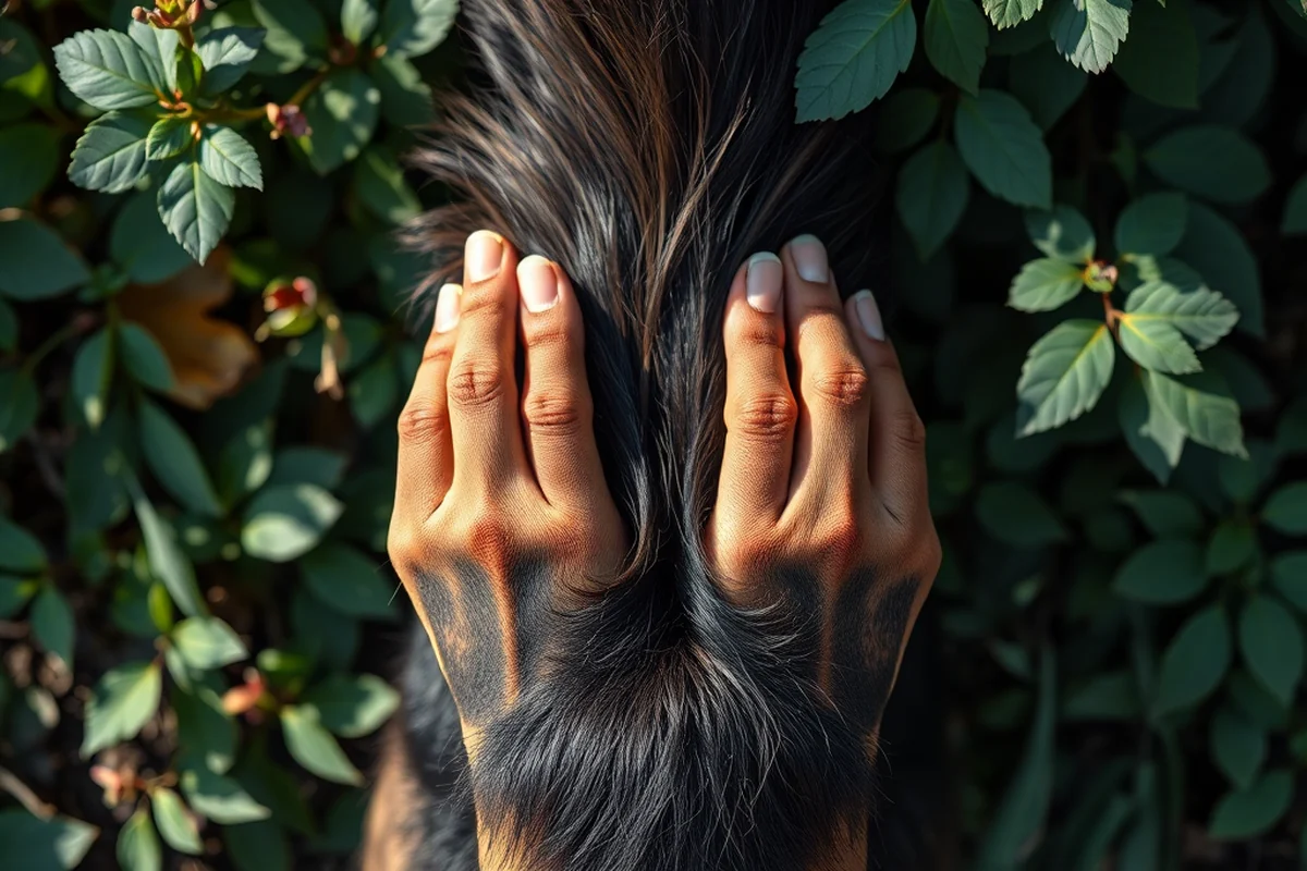 old dog hair loss on tail — Old Dog Hair Loss On Tail (the finished result)