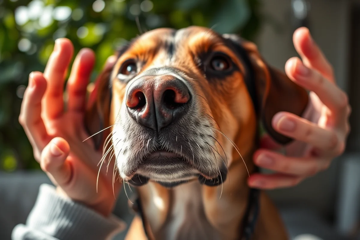 old dog losing hair on nose — Old Dog Losing Hair On Nose (step by step)