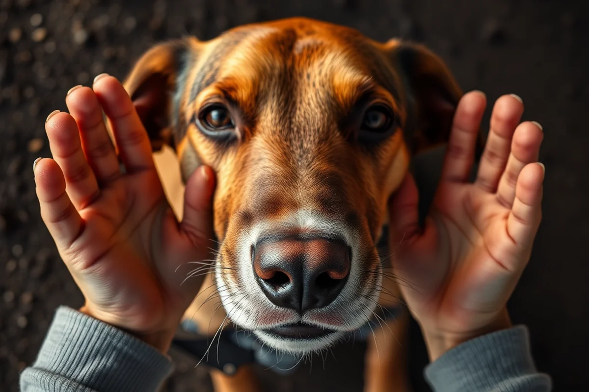 old dog losing hair on nose — Old Dog Losing Hair On Nose (the finished result)
